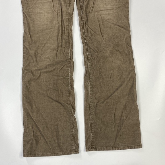 Eddie Bauer Slightly Curvy Bootcut Tan Corduroy Pants Size 6 - Picture 3 of 12